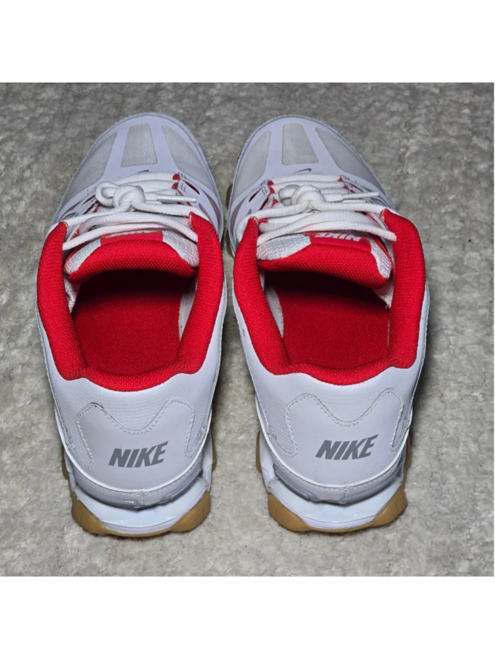 Men's Nike Reax Training Sneakers White and Red